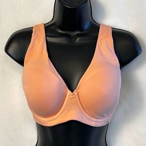 NWT Breezies Faded Citrus Wide Strap Underwire Bra 34D
